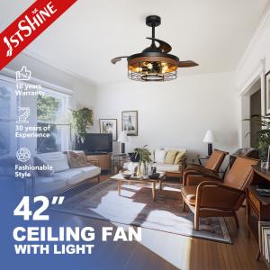 Quality 3000K/4500K/6000K Color Temperature 1stshine Ceiling Fan with ABS Blade and AC Motor wholesale