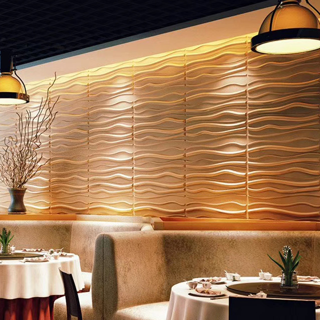 2023 High Gloss PVC 3D Wall Panel for Luxury Living Room TV Background at Direct