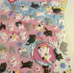 Cartoon 3d Stickers Customized Environmentally Friendly Materials Repeatedly