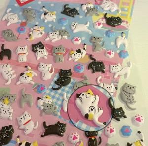 Quality Cartoon 3d Stickers Customized Environmentally Friendly Materials Repeatedly Pasted wholesale