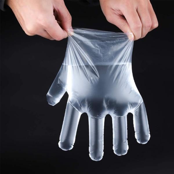 Transparent Food Grade Disposable Plastic Gloves For Cooking And Cleaning Food
