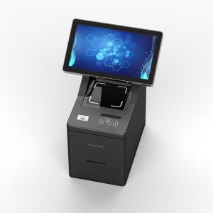China Hotel Self Service 65W Check In Kiosk With MIC Key Card Dispenser on sale