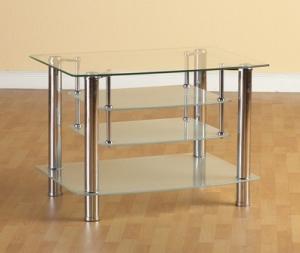 Quality rectangle tempered glass tv stand xyts-019 wholesale