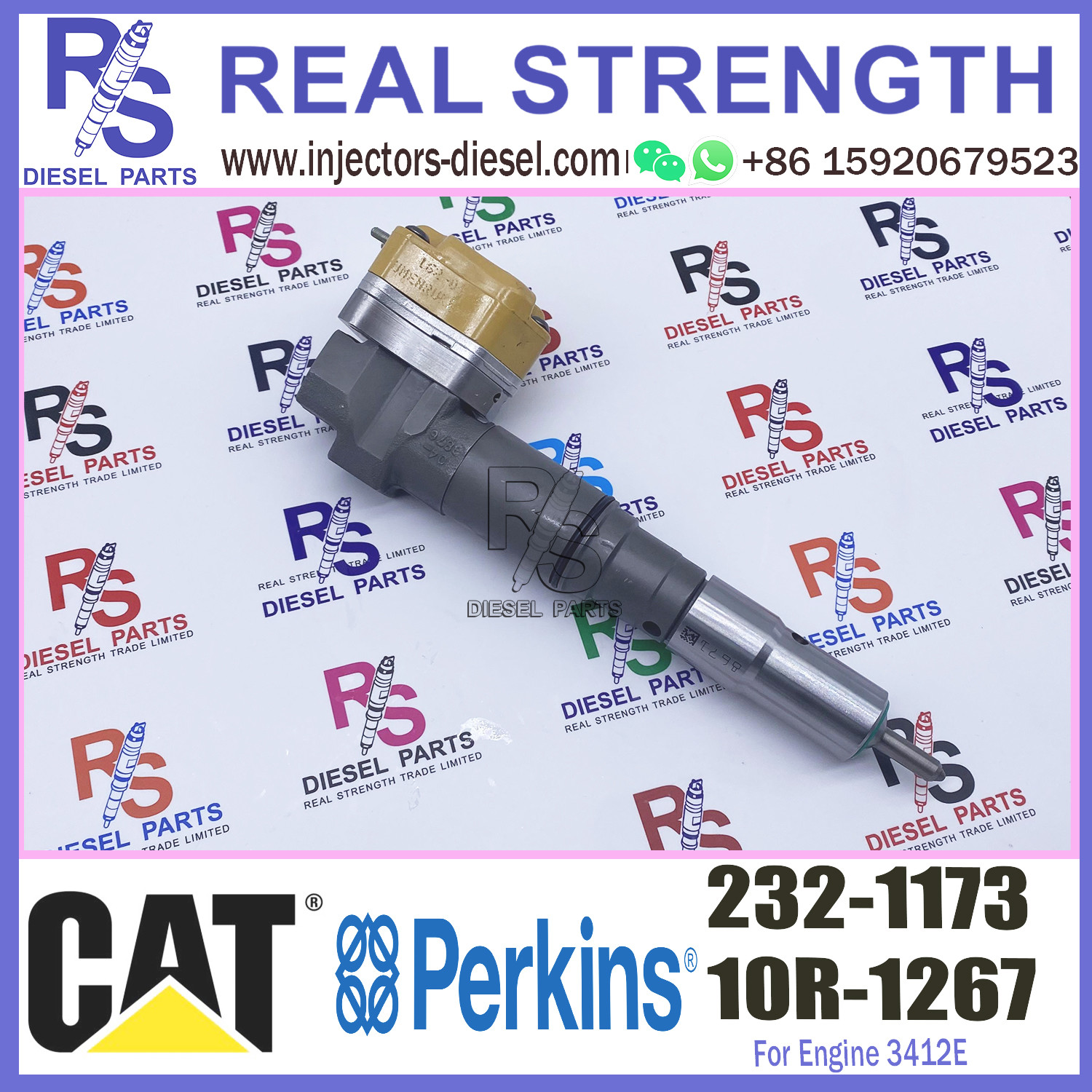 Excavator parts Engine 3408 3412 Fule Injetor 232-1173 232-1183 232-1168 174-7528 1747526