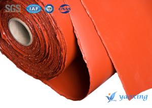 Quality High Temperature Resistant 1.5m Silicone Fiberglass Fabric Plain Woven Type wholesale