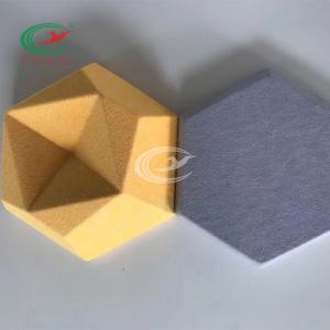 Quality Lightweight 3D Hexagon Acoustic Panels Fireproof Polyester Fiber wholesale