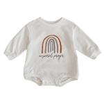 wholesale baby romper rainbow printing clothes set clothing boy and girl romper