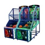 Fancy Shooting Street Basketball Arcade Game Machine Orange Green Blue Color