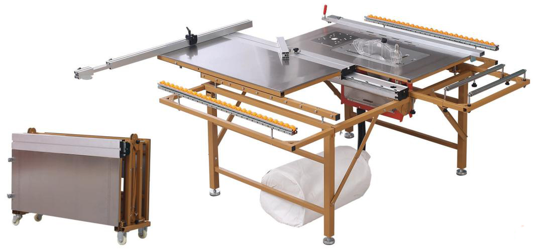 220V Voltage Sliding Table Panel Saw For Easy Woodworking Operation Efficiency