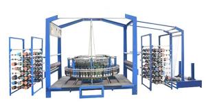 Quality 4 Shuttle Mesh Circular Loom For Fruits / Vegetables Bag Packing High Speed wholesale