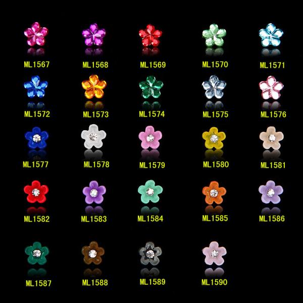 Hot NEW Wholesale Alloy Jewelry 3D Nail Art Jewelry Nail rhinestones Sticker