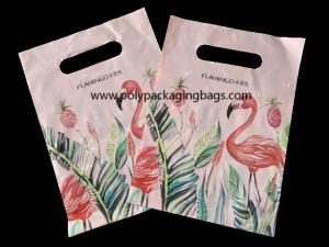 Quality 0.08mm Die Cut Handle Plastic Bag For Shopping/ Plastic Die Cut Bags/Strong Shopping Bags With Handle wholesale