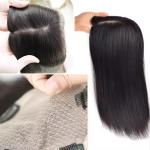 New 100% Remy Human Hair Toppers natural black color 5.5x6 Inch and 6x7 inch