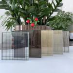 6500x3300mm Laminated Wired Glass 2mm Mesh Laminated Glass