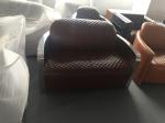 Leather rivet aluminum creative luxury aviator sofa industrial aircraft aluminum