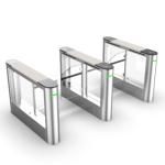 120W Automatic Turnstile Gate 500mm Arm Length For Community Supermarket Office