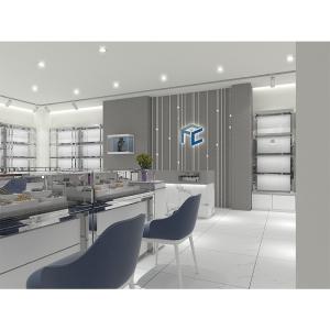 Quality 3D Design ODM Jewelry Shop Furniture Showroom Jewellery Vitrine Powder Coated wholesale
