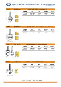 Quality STACKED STILE &amp; RAIL BIT-CLASSICAL wholesale
