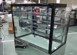 Quality R290 Deli Patisserie Flat Glass Display Fridge 380 Ltr wholesale
