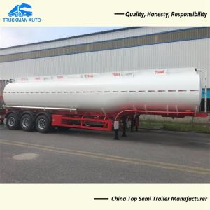 Quality 45000 Liter Oil Tank Trailer With 16 Tons Axle Carbon Steel wholesale