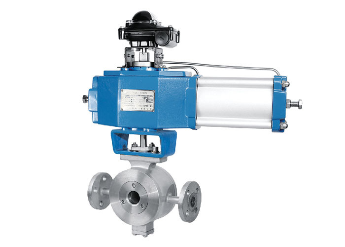 Throttling Instrumentation Control Valves , Controlling Flow V Type Ball Valve