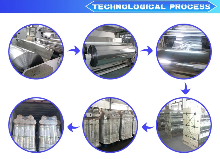 Industrial Holographic Metallized Plastic Film Lamination Film with Customized Designs