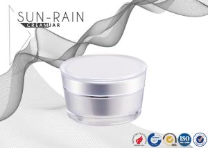 Quality Wild mouth acrylic cream jar bottle plastic lotion jars container SR-2303A wholesale