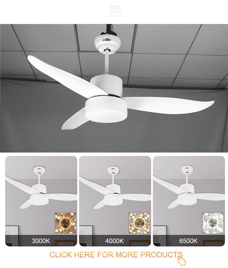 1stshine Ceiling Fan with Light Modern LED Design and Customized Options