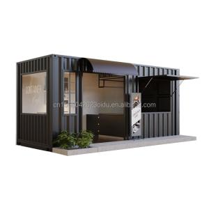 Quality Prefab Sandwich Panel Container Restaurant 20ft 40ft Modular House Homes for Custom Mobile Shipping Bar in Coffee Shops wholesale
