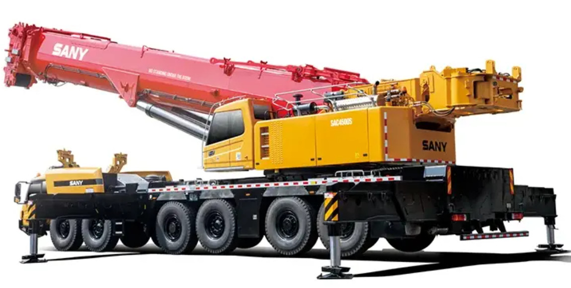 Used SAC3500 SANY Mobile Jib Boom Truck Camion All Terrain Crane 350t Lifting Capacity India Hydraulic
