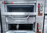 Electirc Commercial Stainless Steel Bakery Deck Oven 2 Deck 2 Tray