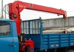 Durable Hydraulic Truck Loader Crane , Boom Truck Crane 3.2 Ton