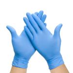 Anti Oil Disposable Poly Gloves , Medical Rubber Gloves Corrosive Resistance