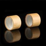 Metalized 15CC aluminium Amber Bamboo Cosmetic Cream Jar