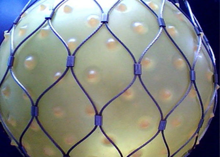 Ferrule Type Drop Preventing Net 1.5mm Anti Theft Mesh Bag
