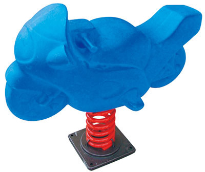 eco-friendly plastic spring rider elephant rocking horse for kids