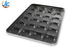 RK Bakeware China Foodservice15 Cavity Aluminumized Hamburger Bun Baking Tray