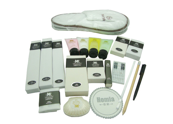 600g Weight Five Star Hotel Amenity Kits For Traveling / Hiking