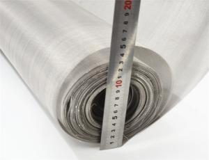Standard Square Aperture 0.914m Width In Roll Stainless Steel Woven Wire Mesh