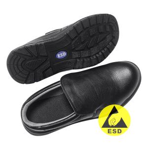 Quality Industrial Cleanroom Black ESD Safety Shoes Anti Slip Comfortable wholesale