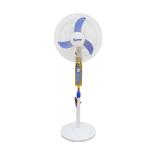 Energy Saving Adjustable Floor Fan 16 Inch AC/DC 12V/220V With Led Light