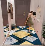 120*160cm Household Door Floor Carpet Rug Marble Entrance Corridor Mat