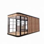 Galvanized Steel Square Tubes Structure 20FT Container Coffee Bar Mobile