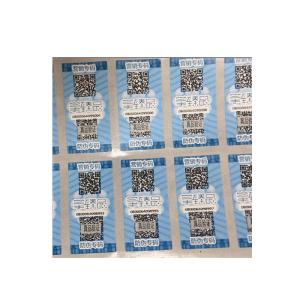 Quality Customized Thickness Holographic Security Stickers Glossy Surface Vinyl Material wholesale