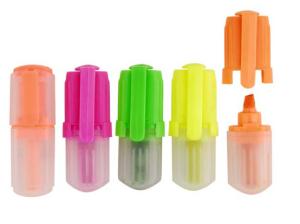 Quality low price mini style highlighter pen for kids use or promotional use wholesale