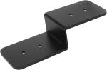 Heavy Duty Steel Black Z Brackets 6" Post To Beam Support ISO9001 Rohs CE
