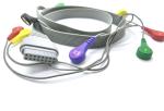 Edan SE-2003&SE-2012 Grey 5 7 10 Leads IEC/AHA Snap/Clip Holter ECG Wires With