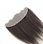 Kinky straight Transparent Hd Lace Frontal 13X4 Lace Front Human Hair Pre