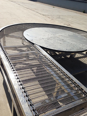 Heat Resistant Stainless Steel Spiral Wire Mesh Belt for Food Cooling Industry
