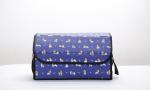 Cartoon Blue Folding Trunk Bag , Car Seat Back Organizer Storage Bag High